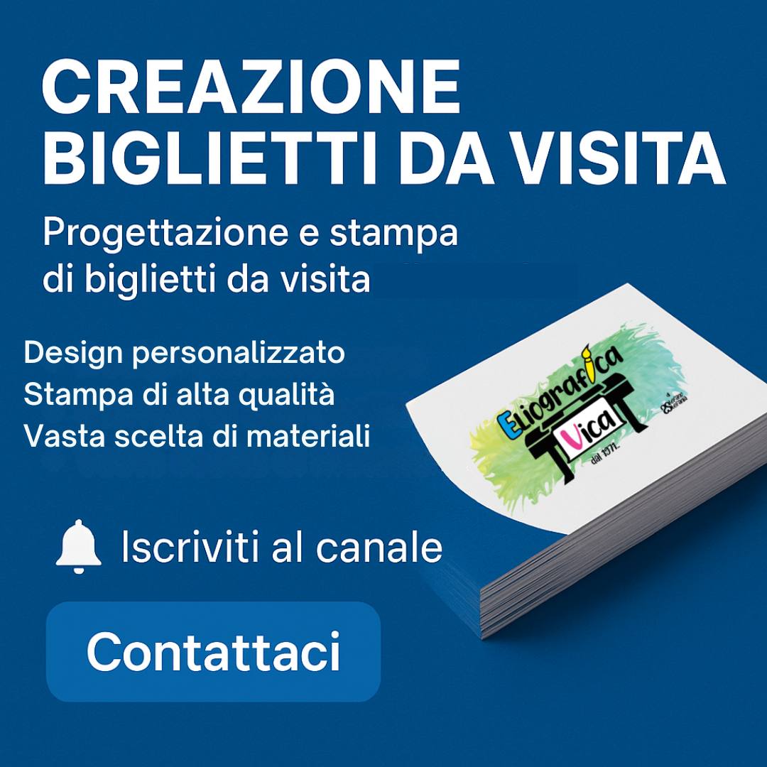 Biglietti da visita professionali per valorizzare il tuo brand